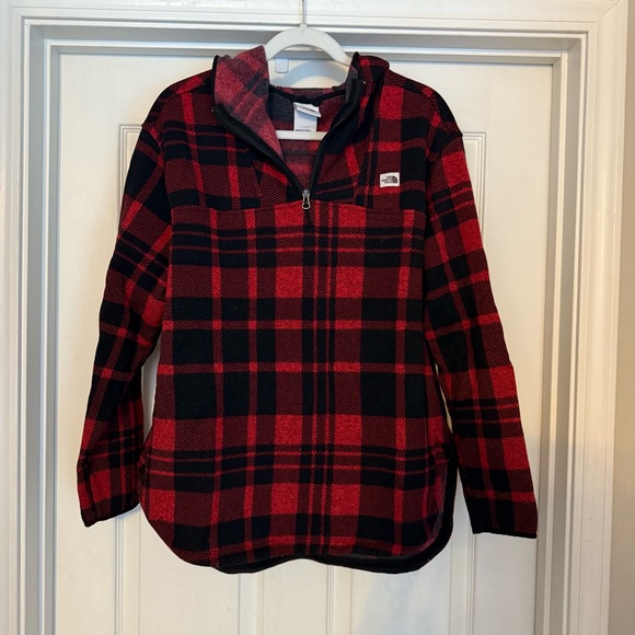 NorthFace Printed Crescent 1/4 Zip Hoodie, sz XL - Picture 6 of 6